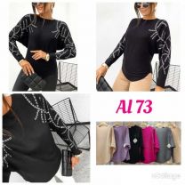 Swetry damskie (L-3XL/12szt)