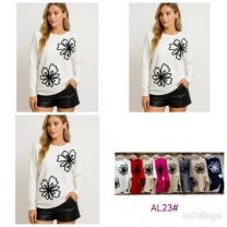 Swetry damskie (L-3XL/12szt)