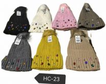 Czapki damskie (uniwersalny/12szt)