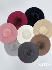 Beret damskie (uniwersalny/12szt)