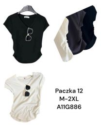 Bluzki damskie (M-2XL/12szt)