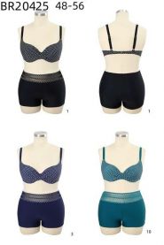 Strój kąpielowy dwuczęściowy damskie (48-56/5kpt)