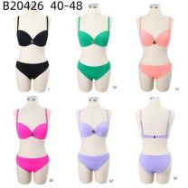 Strój kąpielowy dwuczęściowy damskie (40-48/5kpt)