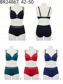 Strój kąpielowy dwuczęściowy damskie (42-50/5kpt)