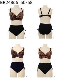 Strój kąpielowy dwuczęściowy damskie (50-58/5kpt)