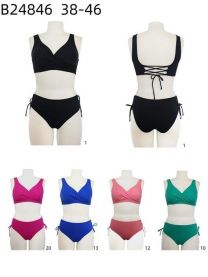 Strój kąpielowy dwuczęściowy damskie (38-46/5kpt)