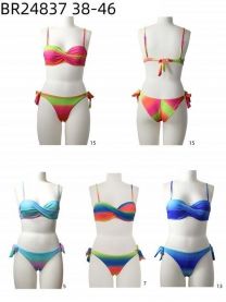 Strój kąpielowy dwuczęściowy damskie (38-46/5kpt)