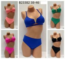 Strój kąpielowy dwuczęściowy damskie (38-46/5kpt)