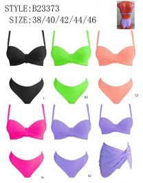 Strój kąpielowy dwuczęściowy damskie (38-46/5kpt)