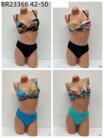 Strój kąpielowy dwuczęściowy damskie (42-50/5kpt)