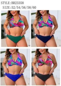 Strój kąpielowy dwuczęściowy damskie (52-60/5kpt)