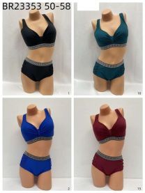 Strój kąpielowy dwuczęściowy damskie (50-58/5kpt)