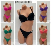 Strój kąpielowy dwuczęściowy damskie (38-46/5kpt)