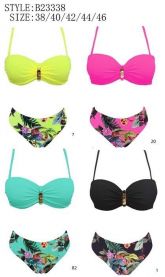 Strój kąpielowy dwuczęściowy damskie (38-46/5kpt)