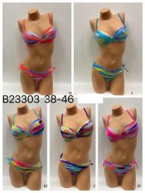 Strój kąpielowy dwuczęściowy damskie (38-46/5kpt)