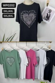 Bluzka damska (3-6XL/10szt)