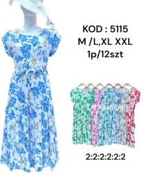 Sukienki damskie (M-2XL/12szt)