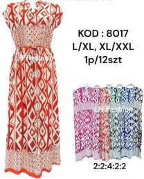 Sukienki damskie (L-2XL/12szt)