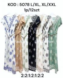 Sukienki damskie (L-2XL/12szt)