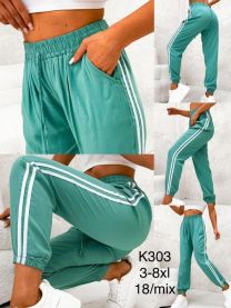 Spodnie damskie (3-8XL/18szt)