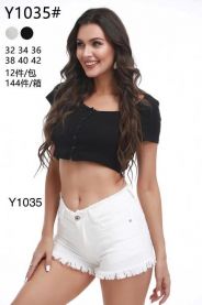 Szorty jeans damskie (32-42/12szt)