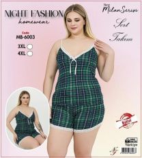 Piżama damska (3XL-4XL/4kpt)