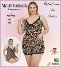 Piżama damska (3XL-4XL/4kpt)