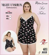 Piżama damska (3XL-4XL/4kpt)