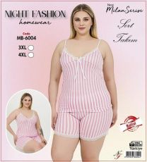 Piżama damska (3XL-4XL/4kpt)