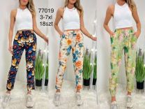 PLUS_Spodnie damskie (3-7XL/18szt)