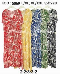 Sukienki damskie (L-2XL/12szt)