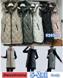 Kurtki kamizelki damskie (S-2XL/5szt)