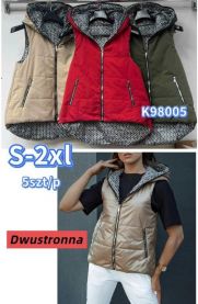 Kurtki kamizelki damskie (S-2XL/5szt)