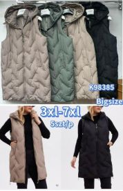 Kurtki kamizelki damskie (3XL-7XL/5szt)