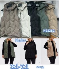 Kurtki kamizelki damskie (3XL-7XL/5szt)