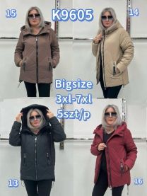 kurtka damskie (3XL-7XL/5szt)