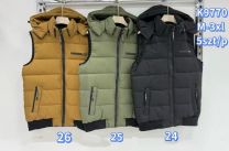Kurtki kamizelki męskie (M-3XL/5szt)