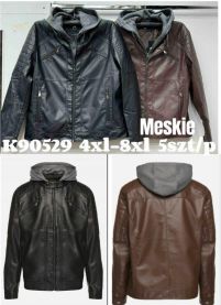 Kurtki skórzane męskie (4XL-8XL/5szt)