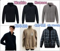 Swetry męskie (4XL-7XL/12szt)