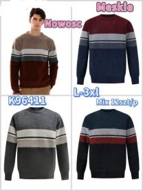 Swetry męskie (L-3XL/12szt)