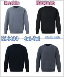 Swetry męskie (4XL-7XL/12szt)
