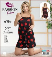 Piżama damska (M-2XL/4kpt)