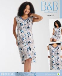 Koszula nocna damska (2-4XL/9szt)