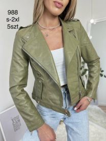 Kurtka skórzana damska (S-2XL/5szt)