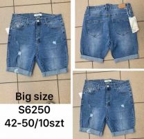 Szorty jeansowe damskie (42-50/10szt)