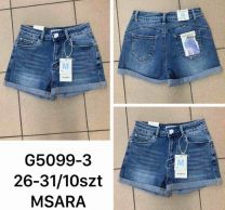 Szorty jeansowe damskie (26-31/10szt)