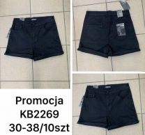 Szorty jeansowe damskie (30-38/10szt)