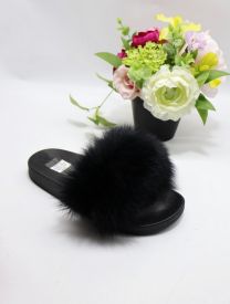 Klapki z futerkiem(36-41/12P)