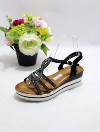 Sandały na koturnie (36-41/12P)