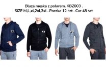 Bluzy z kapturem męskie (M-3XL/12szt)